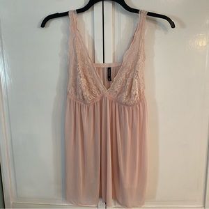 Plus size Lingerie- Babydoll Lace top